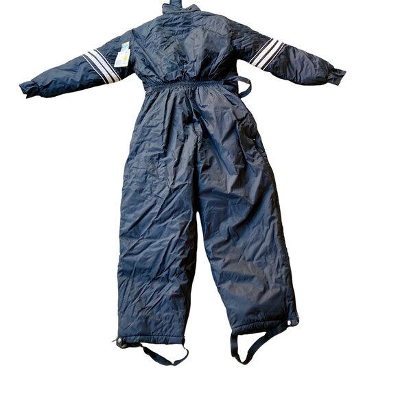 Vintage NOS Original Windbreaker Snowsuit Snowmobile Suit Size L Black - Picture 9 of 9